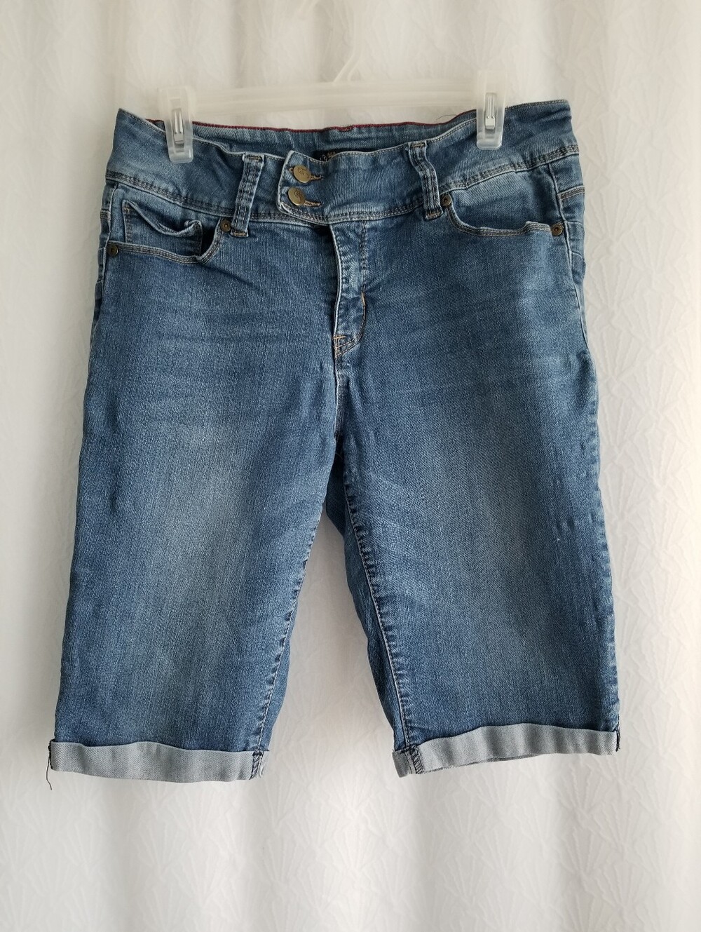 Royalty Denim Bermuda Shorts Women's 14 Stretch